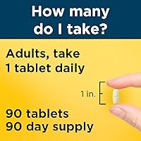 Vista 4 de Tabletas de multivitaminas Nature Made para hombre, 90 tabletas para la ayuda nutricional diaria