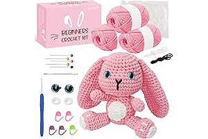 Crochet Kit for Beginners with Yarn - The Perfect Easter Gift for Adult Beginner Crafters