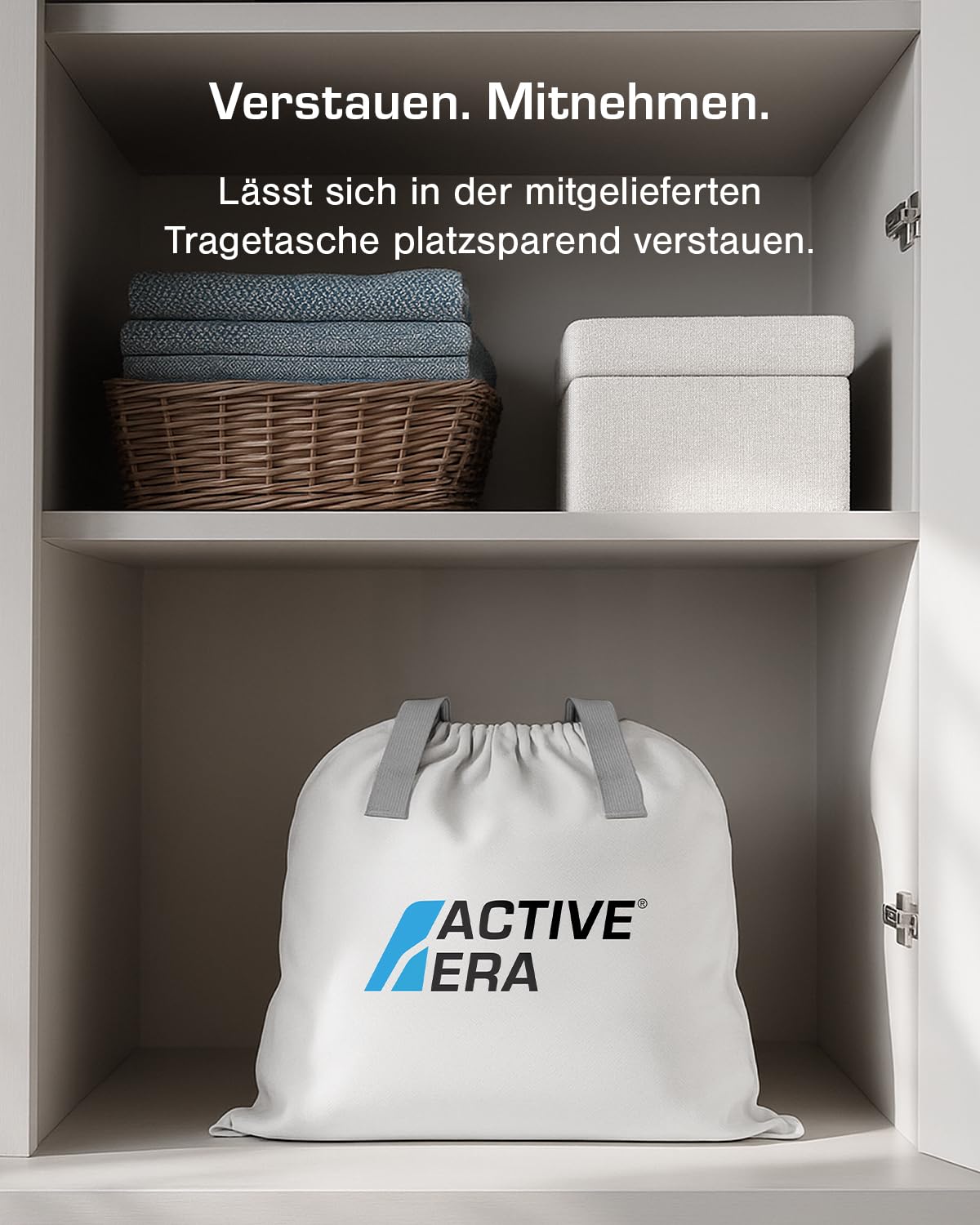Active Era Luftmatratze 1 Person 99×188×36.5 cm Selbstaufblasend mit Elektro-Pumpe Flock-Oberfläche Air-Coil Komfort