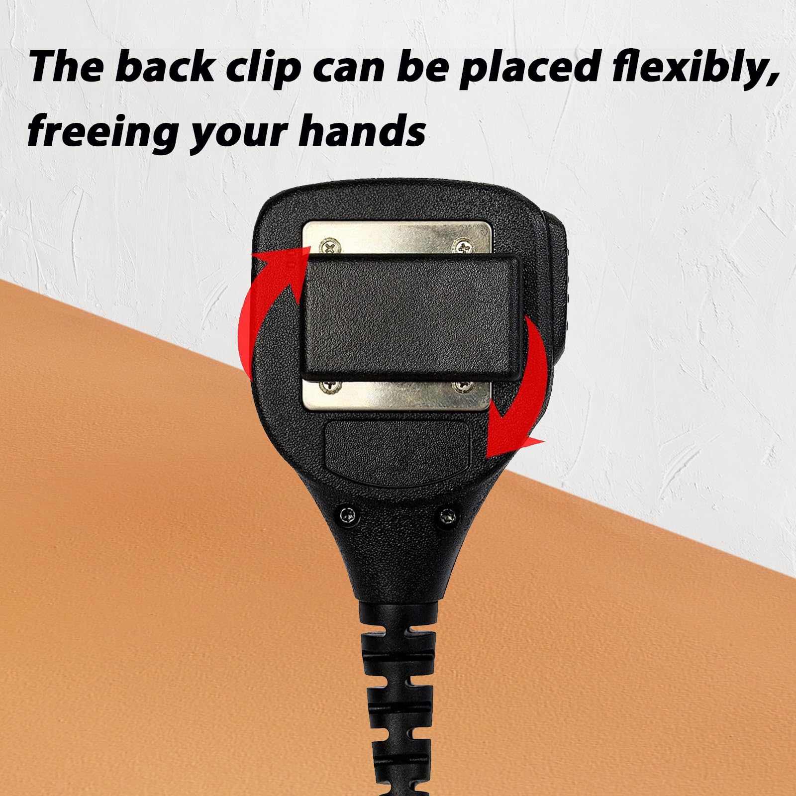 Retevis Microfono per Altoparlante a Distanza, Microfono a Spalla a 2 Pin, Compatibile con Walkie Talkies RT24 RT27 RT28 RT618 Baofeng UV-5R BF-888S Kenwood, Microfono per Altoparlante Radio (2 Pz)