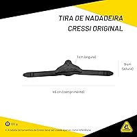 Vista 3 de Cressi Correa de aleta para aletas de buceo (no Palau), Negro, Frog - Frog Plus - Master Frog - Pro Light - Reacción - Rondine