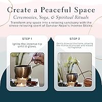 Vista 5 de Incienso tibetano antiguo de madera de agar, para mediación, yoga, oración, medicina aromática, alivio del estrés, calma