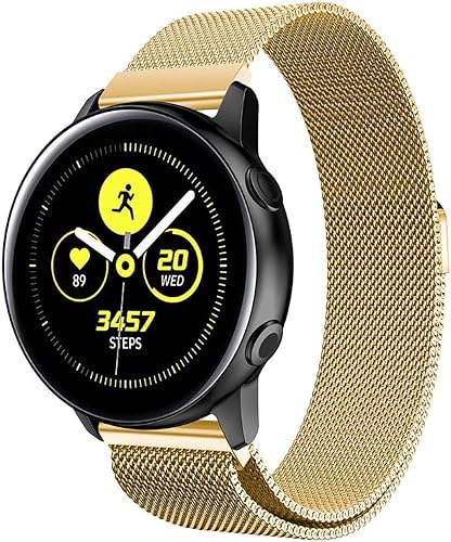 Miniatura 2 de Morsey - Correa compatible con Samsung Galaxy Watch de 1.81 pulgadas (1.811 in), Gear S3 FrontierClassic Band, correa de acero inoxidable de 0.866