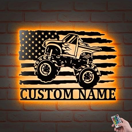 Muscle Monster Custom Metal Sign Decoration