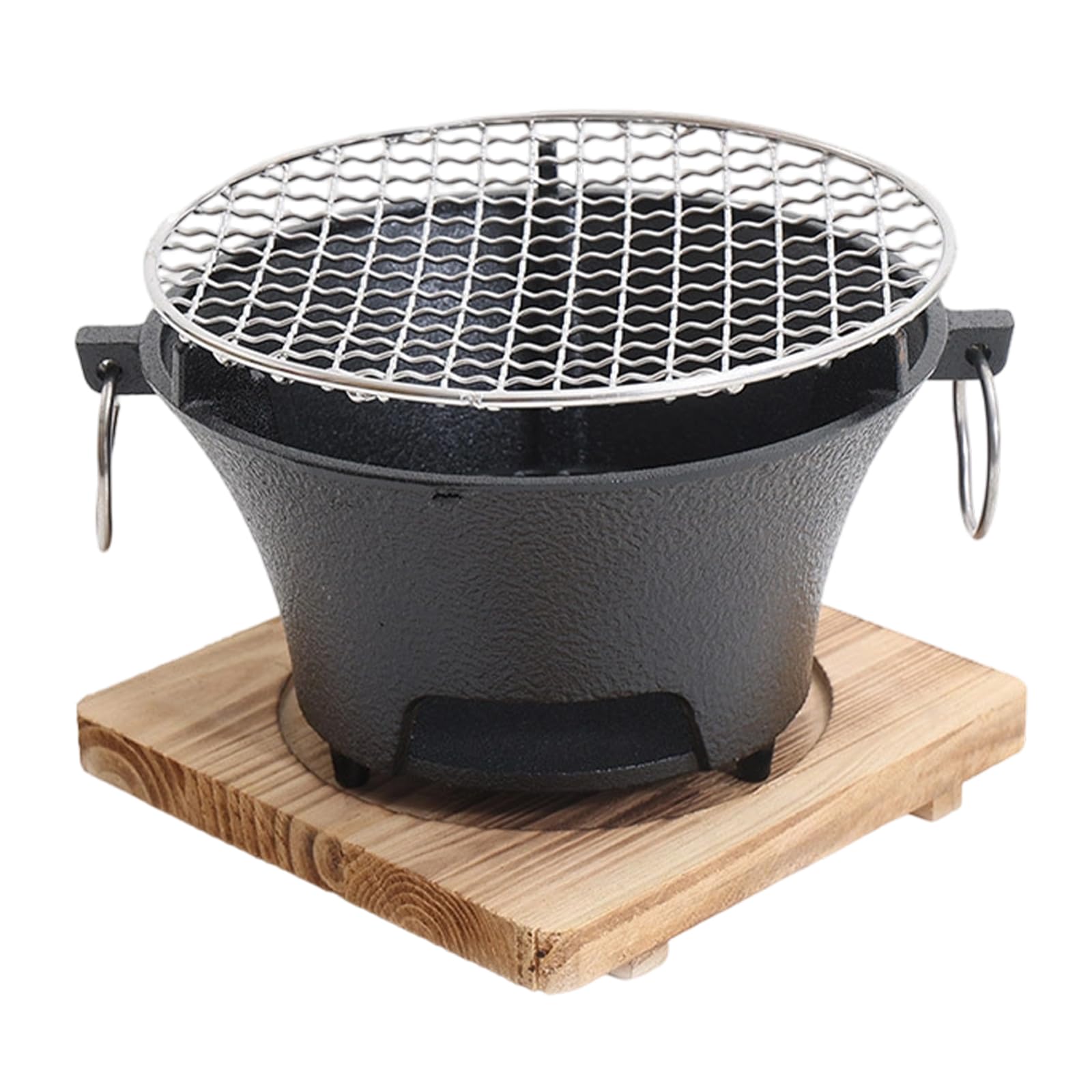APGLSXY User Friendly Worktop Barbecue Japanese Plan Detachable Grate Wrought Iron for Simple Maintenance Cleaning Compact and Permanent Indoor