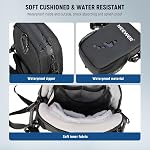 NEEWER Camera Sling Bag, Water Resistant Lightweight Compact Travel Case Crossbody for Photographers, Compatible with DJI Osmo Pocket 4 3 iPhone DSLR Mirrorless Small Photography Accessories, PB13