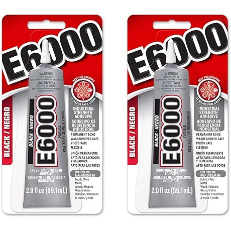 E6000 237039 Multi-Purpose Adhesive, Black: An Eclectic Adhesive for Diverse Bonding Needs