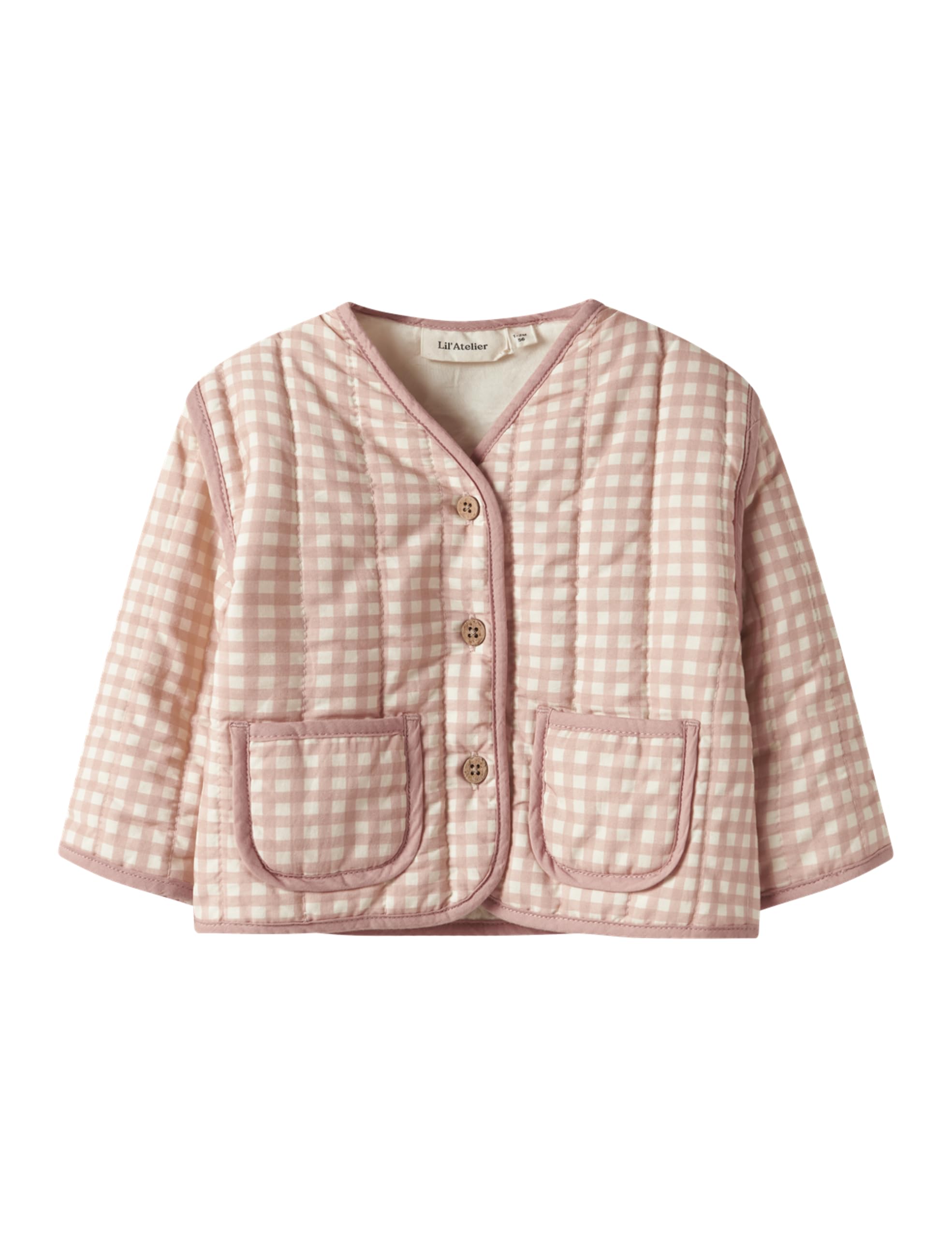 NAME IT Girl Steppjacke Karierte | Quilted jacket