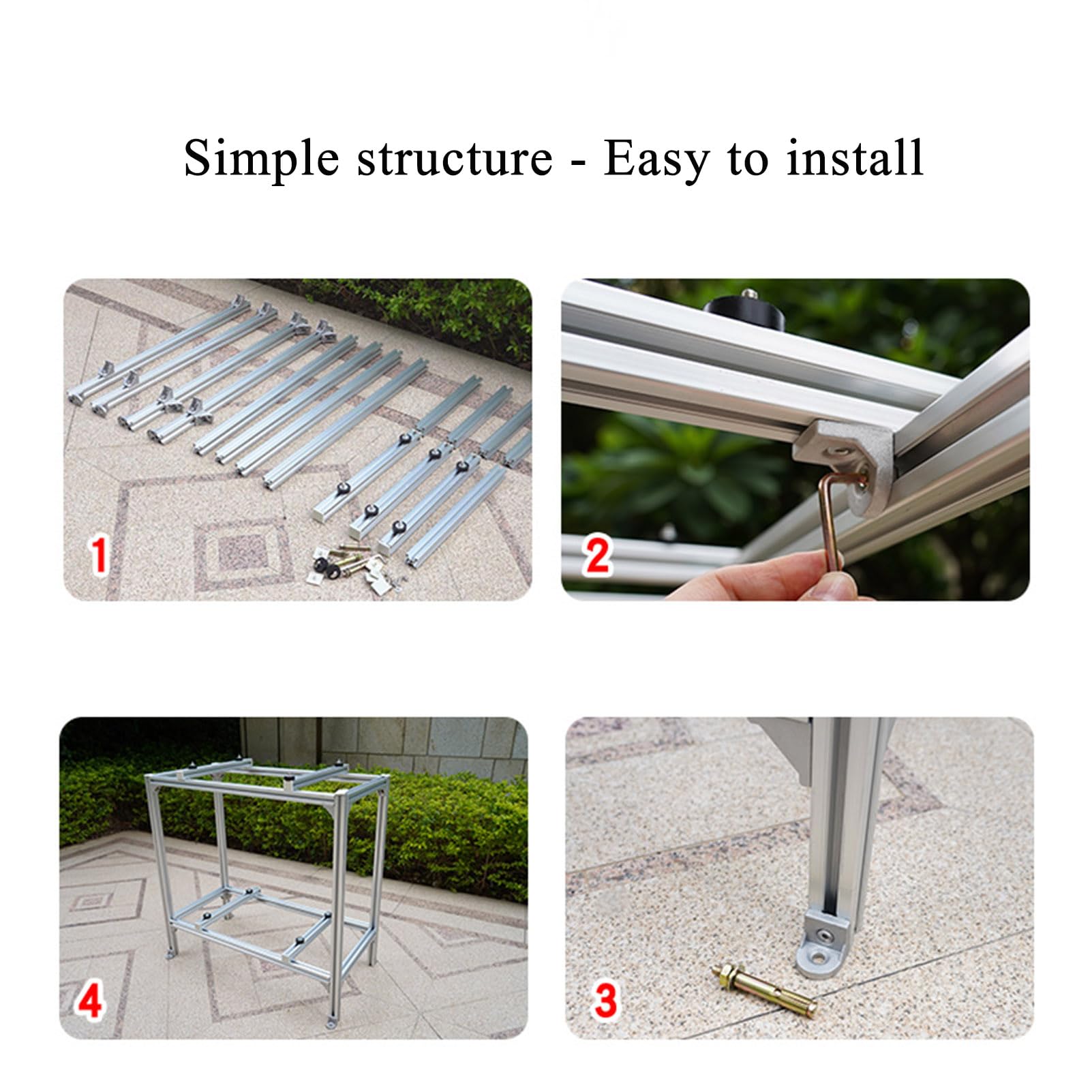 Soporte de Aire Acondicionado Soporte de Suelo de Doble Capa,Soporte de Tierra de Soporte de Condensador de Alta Resistencia para Mini acondicionador,Base de Bomba de Calor con absorción de Impactos
