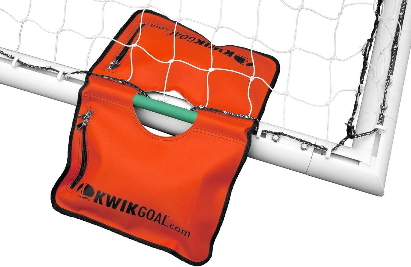 Kwik Goal Heavy-Duty Soccer Goal Anchor Bag, Orange