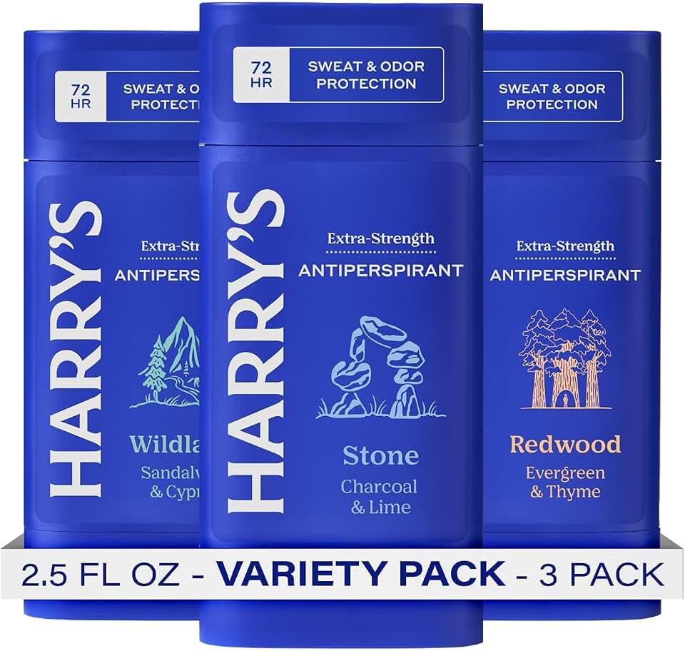 Harry's Extra-Strength Antiperspirant Deodorant 3-Pack