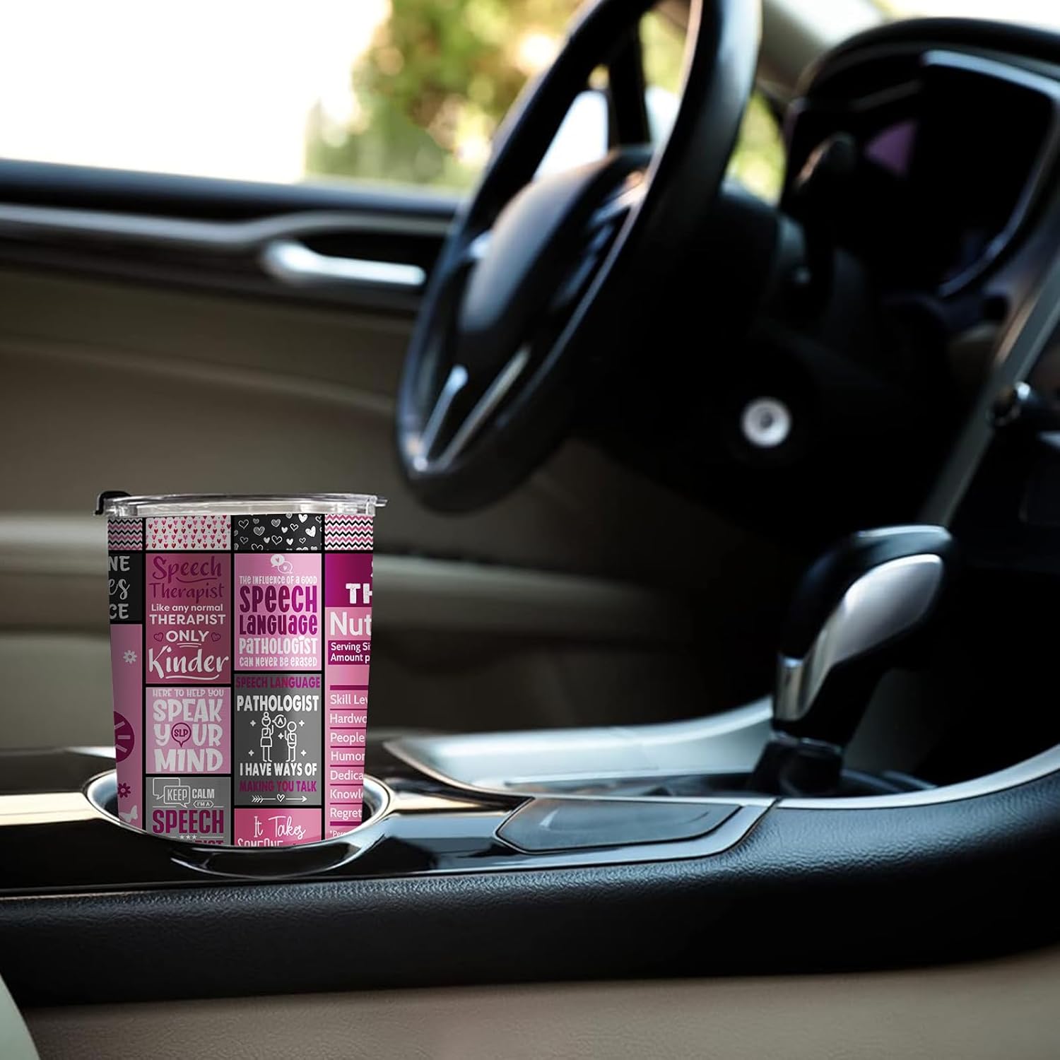 Speech Language Pathologist Gift, SLP Tumbler, Speech Therapy Gifts for Women, Speech Pathologist Retirement Gifts, Stainless Steel Tumbler with Lid and Straw Coffee Mug 20 OZ - Image 6