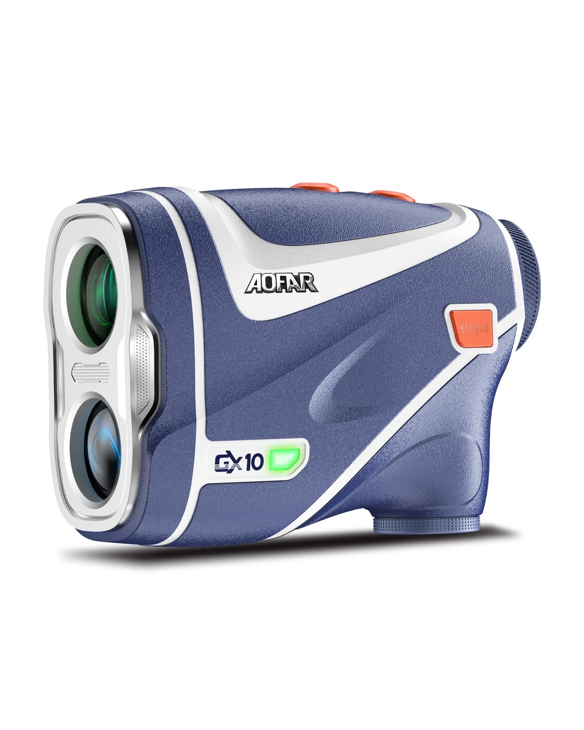 AOFAR GX10 Golf Rangefinder with Exclusive Auto RED Display Adjustment, Max N52 Magnet for Absorbing Anywhere, Independent Slope Switch Button with Indicator Light, Full Accessories, IPX4 Waterproof
