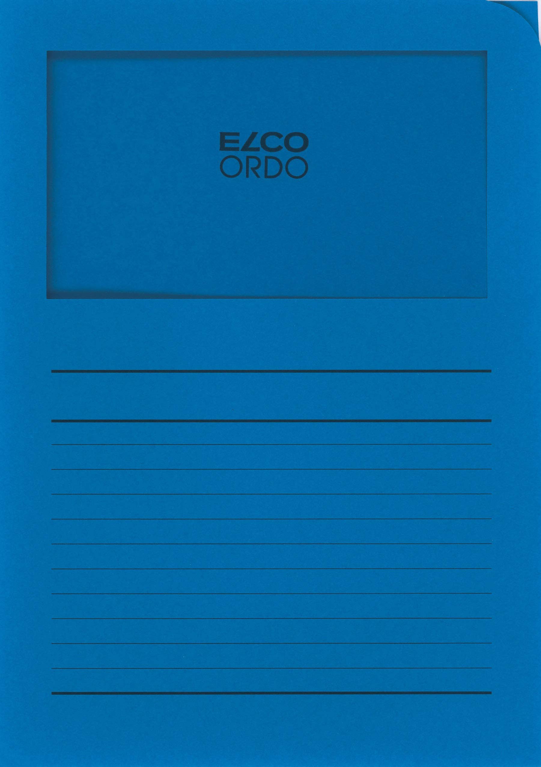 Elco"Ordo Classico" Organisation Folder - Royal Blue (Pack of 10), 73695.33