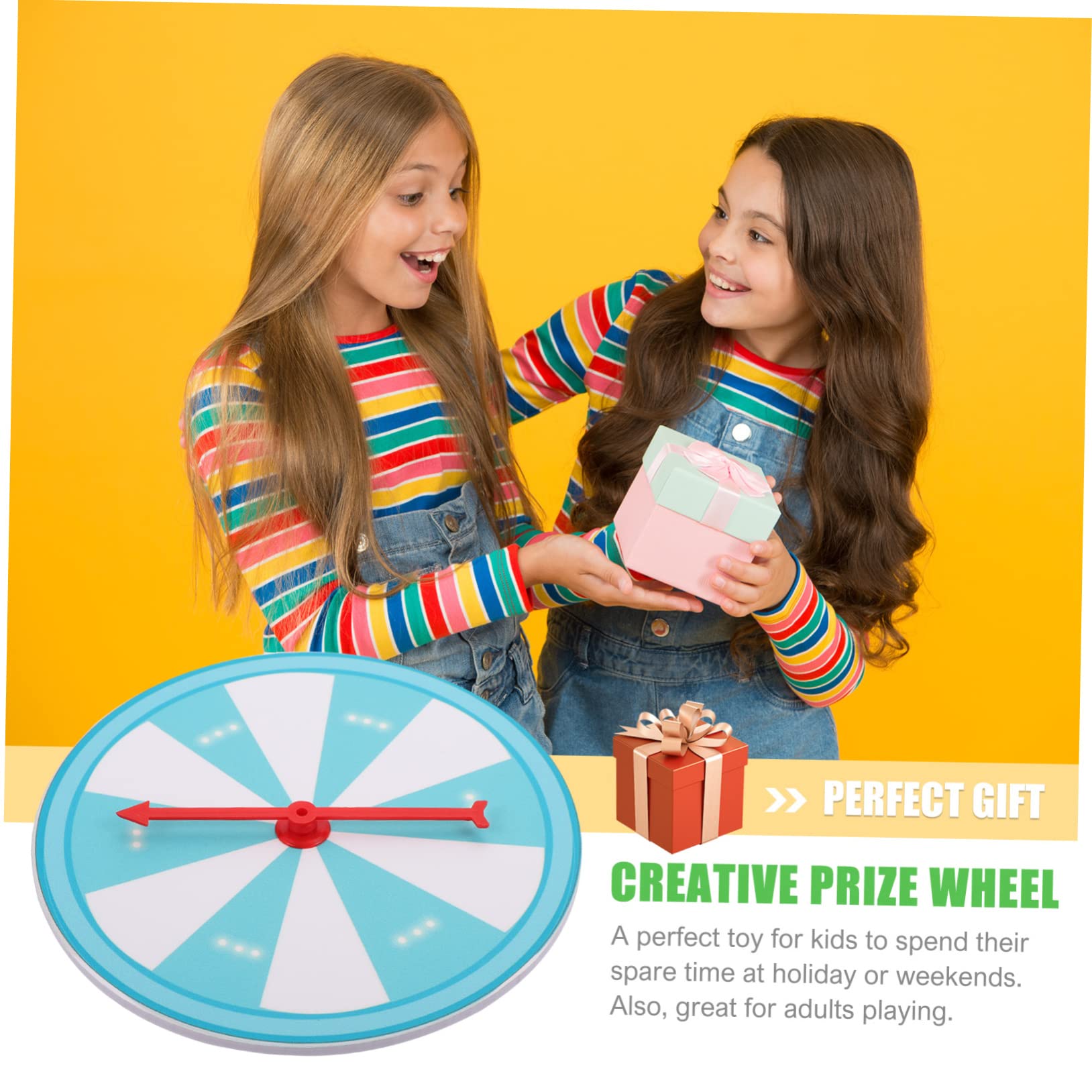 BESPORTBLE 1pc Portable Prize Wheel Fun Turntable for Parties Fundraisers and Events Construction for Use for Classrooms and Trade Shows