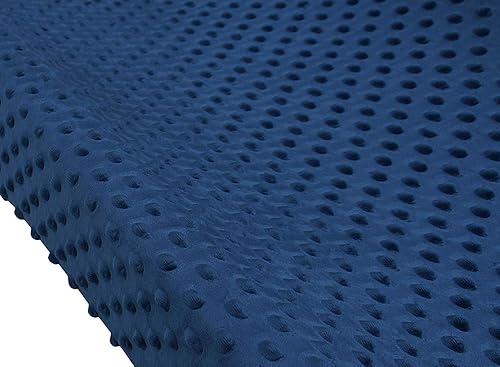 Miniatura 5 de BlueSnail Ultra suave Minky Dot - Juego de 2 fundas para cambiadores gris  azul marino 2 unidades
