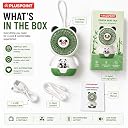 PLUSPOINT Panda Mini Portable USB Rechargeable Fan | Cute Handheld & Desk Fan with 3 Speed Settings | Lightweight Personal Cooling Fan for Girls, Women, Men, Kids | Indoor & Outdoor Use gallery image