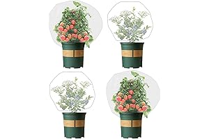 4 Pack Garden Neting Plant Insect Bird Barrier Mesh with Drawstring 3.5Ftx2.3Ft...