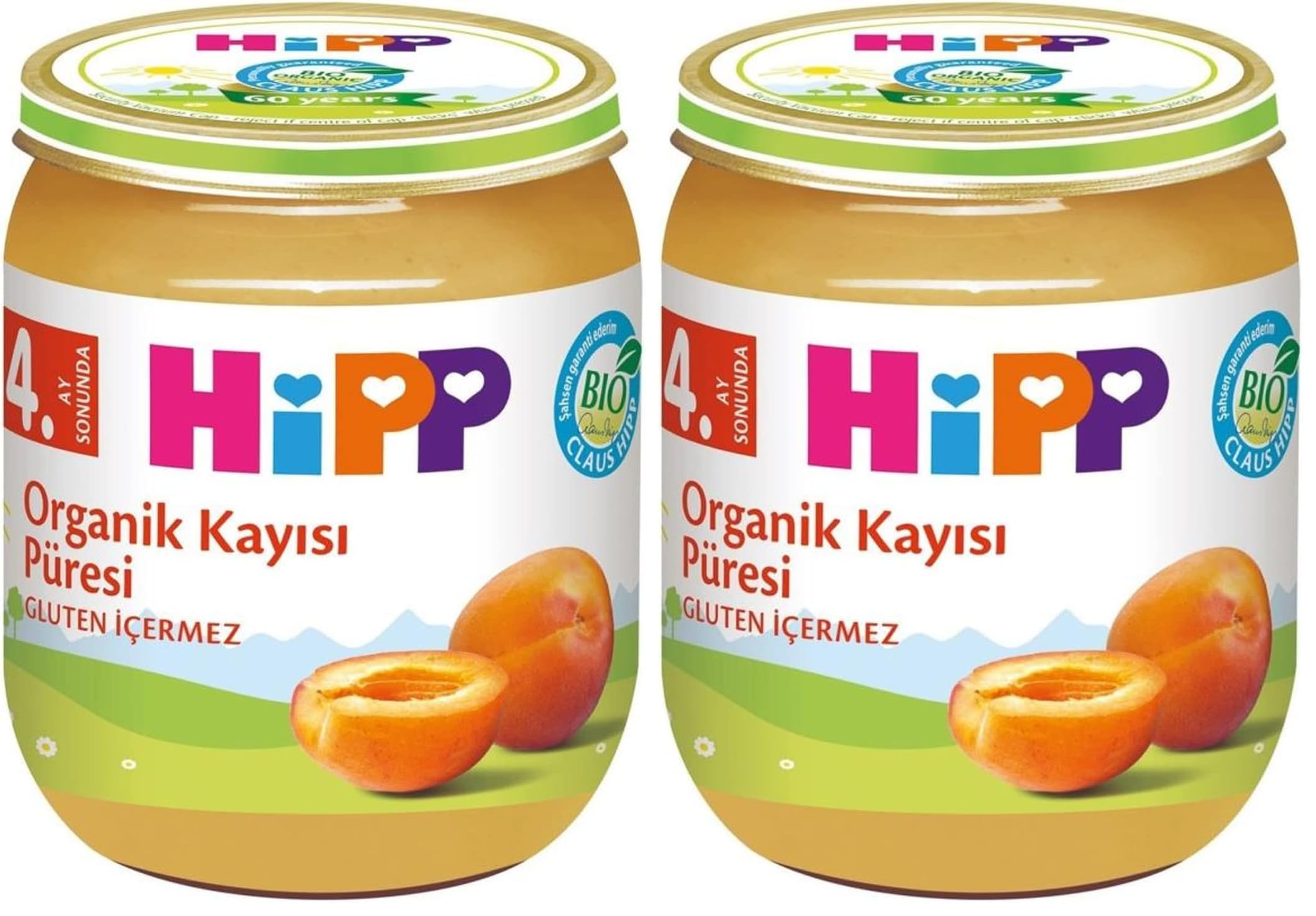 Hipp Organik Kayısı Püresi 125 Gr 1 Paket(1 x 125 g) 2li paket