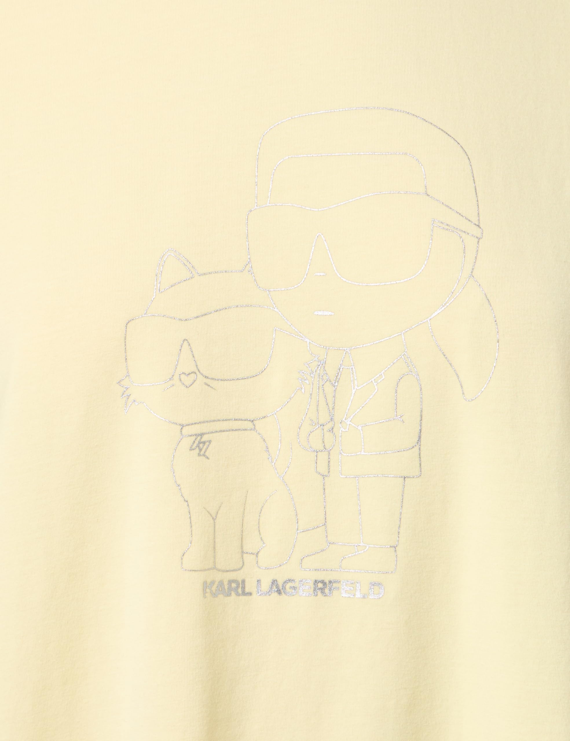 Karl Lagerfeld Mujer Ikonik 2.0 T-Shirt Pyjama Dress