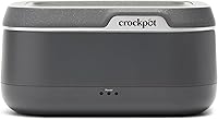 Crock-Pot GO 28oz Portable Electric Lunch Box Food Warmer - Heats to 195°F, Keeps Hot/Cold, Spill-Proof, Dishwasher Safe, Gray