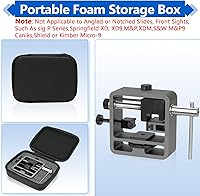 Vista 6 de Pridefend Sight Pusher for Glock Square Slides,Sight Pusher Tool, Heavy Duty Pistol Rear Sight Pusher for Glock,Adjustment Sight Pusher for Handguns