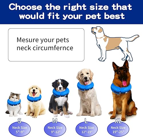 Miniatura 6 de Collar de cono para perro para después de la cirugía, conos suaves para perros y gatos medianos, alternativa al collar de cono isabelino inflable
