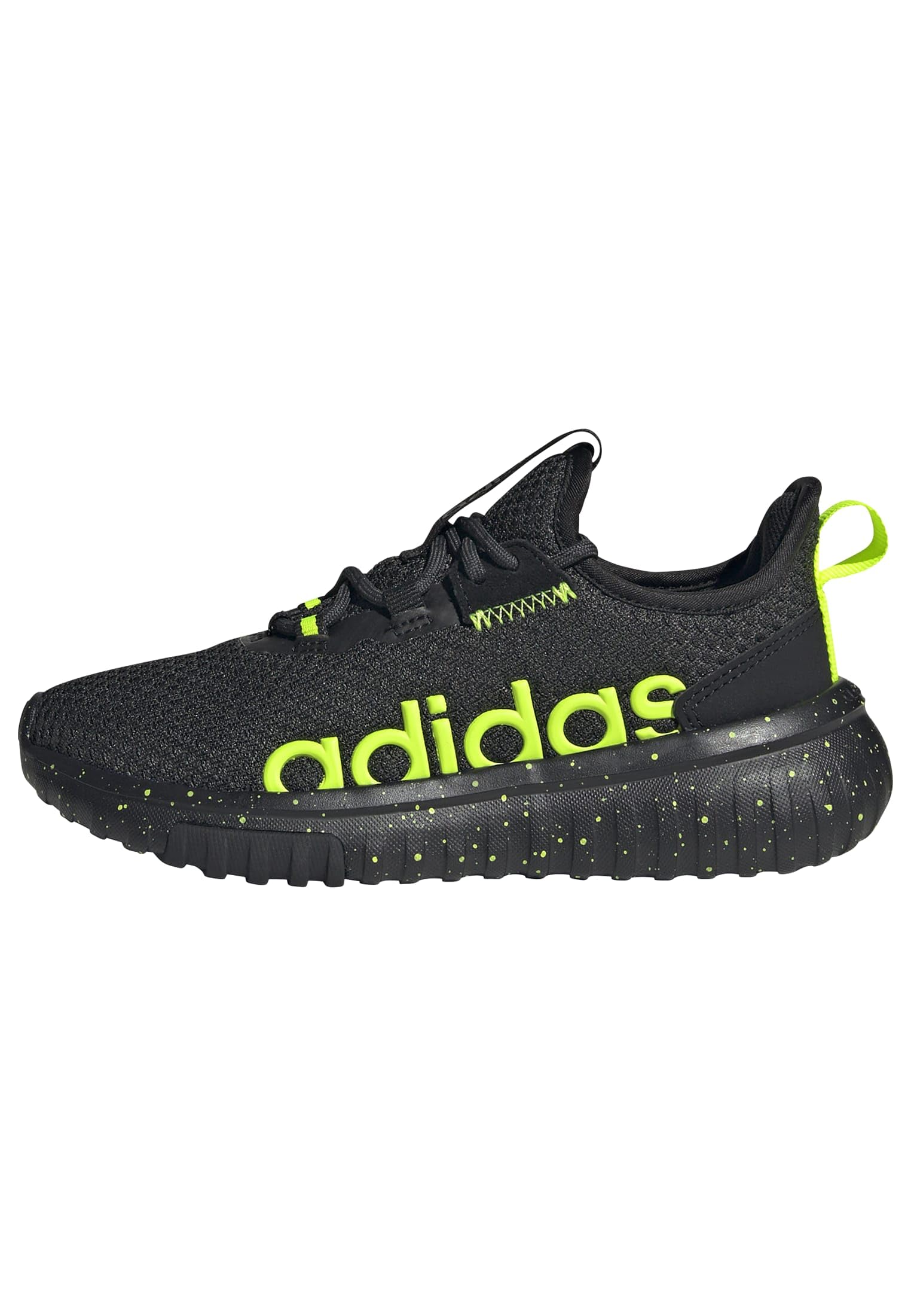 adidas Unisex Kids Kaptir 4.0 Kids Shoes, Core Black/Lucid Lemon/Core Black, 11.5 UK Child