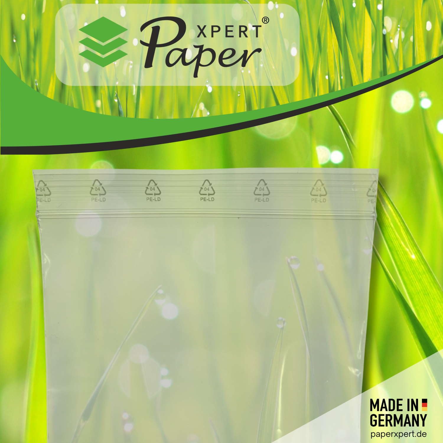 Druckverschlussbeutel 220x310 mm | 1000 Stück | transparent | universell einsetzbar | wiederverschließbar | lebensmittelecht | Premium Markenqualität – Made in Germany