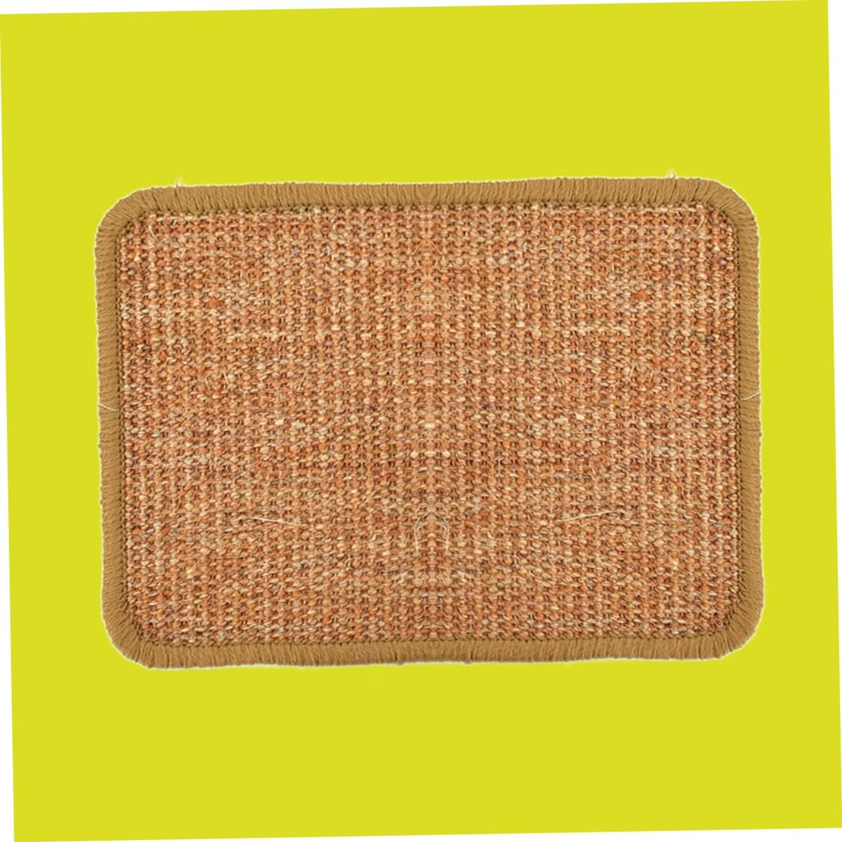 review NOLITOY Christmas Play Toy Healthy Cat Scratch Pad Cat Scratch Mat Cat Scratching Pad Cat Scratcher Cardboard Pet Carpet Protector Mat Wellness Cat Carpet Chew Cat Scratching Mat Natural