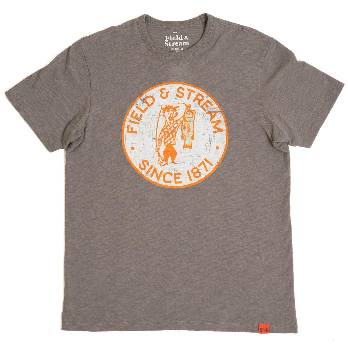 Field & Stream Trueblood Tee Shirt Grey, Medium Grey, Large