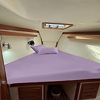 Vista 9 de Juego de sábanas de 800 hilos – Juego de sábanas universal de AFT 100% algodón egipto para colchones de hasta 8 pulgadas de profundidad, barco