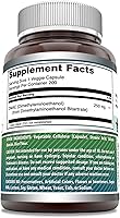Vista 2 de Amazing Formulas DMAE Suplemento 250 mg Cápsulas vegetales Sin OMG Sin gluten Fabricado en Estados Unidos (1 paquete, 200 unidades)