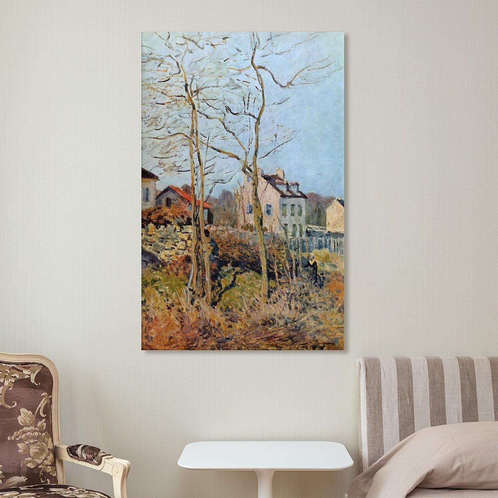 アルフレッド・シスレー 、Alfred Sisley、秋のモレの橋、希少画集画 アルフレッド・シスレー 、Alfred Sisley、秋のモレの橋、希少