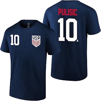 Officially Licensed US Men's National Soccer Team Cotton T-Shirt - Unisex Adult