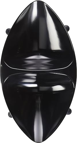 Miniatura 2 de Pet Life  Escultura de melamina doble cuenco para mascotas para alimentos y agua, cuenco elevado para perros con agarres de goma duraderos de