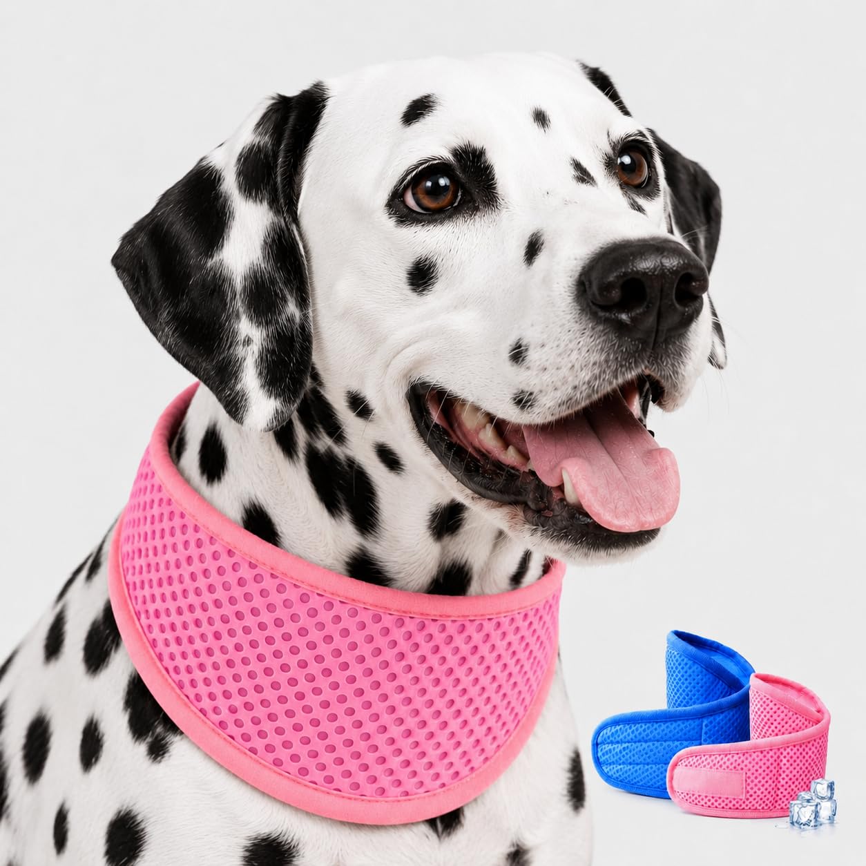 Dog Cooling Bandana 2-Pack, Adjustable Pet Scarf for Summer โ image 1