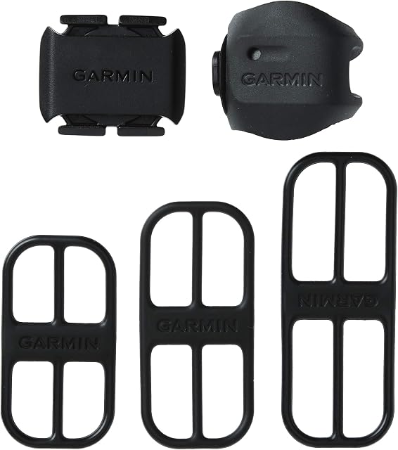 Garmin Speed sensor 2 & cadence sensor 2 - measurement and storage of speed, cadence, distance via ANT+ or Bluetooth LE. Mount on wheel hub.