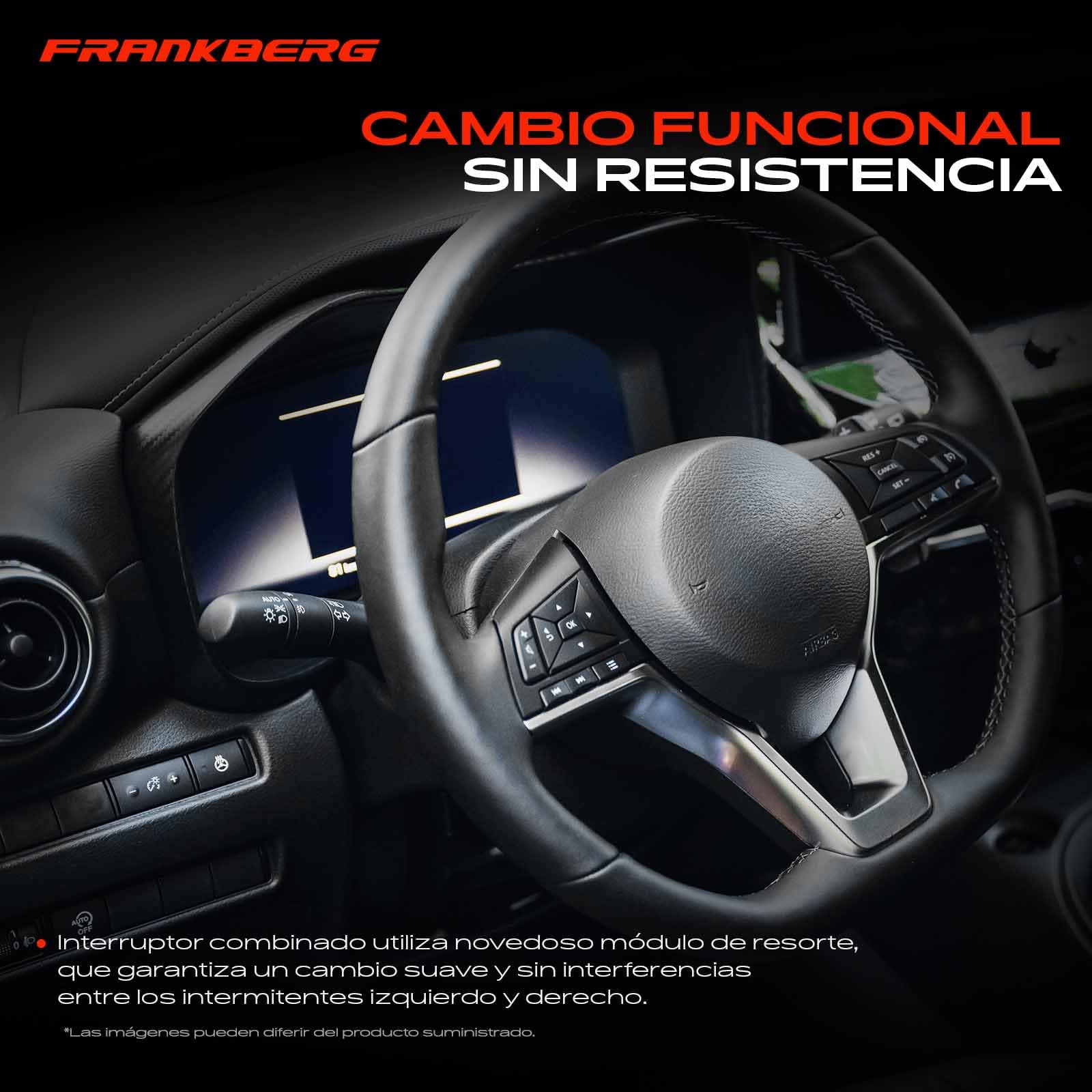 Frankberg Interruptor combinado Interruptor del volante Compatible con Transporter IV Bus 70B 70C 70J 70K 7DB 7DC 7DJ 7DK LT 28-46 II Furgoneta 2DA 2DD 2DH LT 28-35 II Bus 2DB 2DE 2DK 15404645