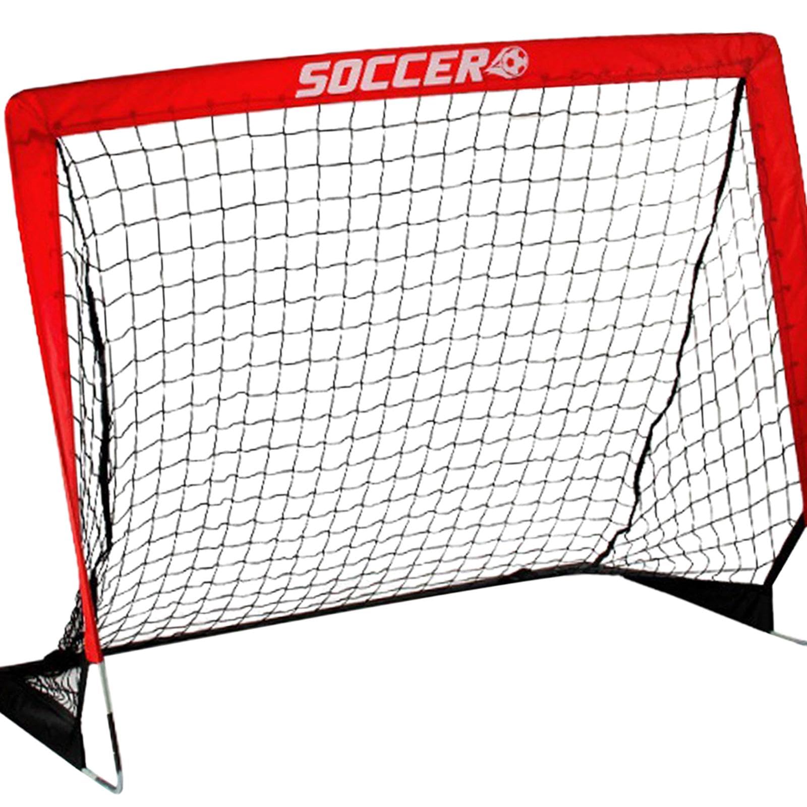 Soccer Goal for Kids Easily Set up Soccer Training Net for Game Yard Backyard Red | Sporting Goods | Team Sports | Soccer | Goals & Nets-image-40