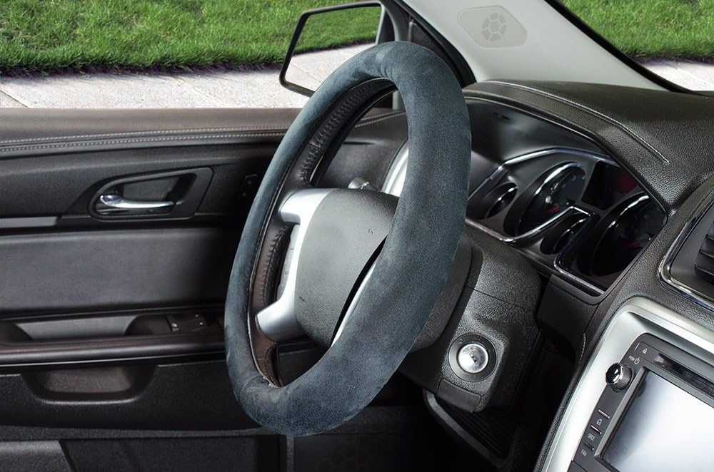 Custom Accessories 38550P Road Pilot Black Ultra-Soft Molded Steering Wheel Cover : Automotive
