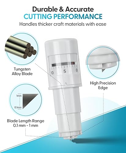 Miniatura 3 de Autoblade - Repuesto para Cameo 3 y Portrait 2 (paquete de 3), color blanco