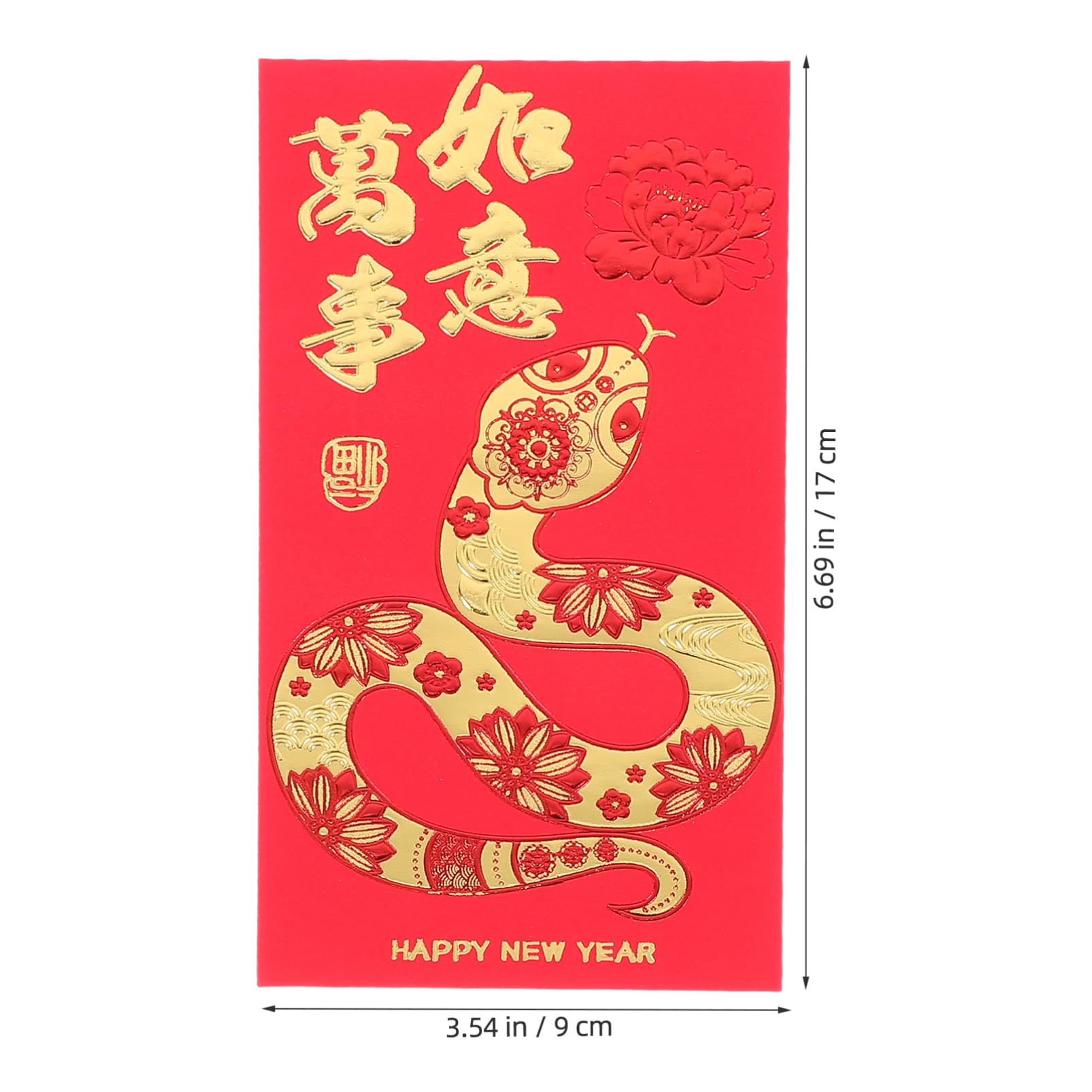 PartyKindom 36pcs Year Red Envelope Bag Chinese Year Envelopes Spring Festival Packet for Lunar Decorations Paper Packets Traditional Money Pouches - Image 3