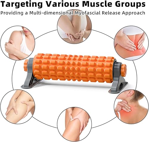 Miniatura 6 de XL IT Band - Rodillo de espuma firme con soporte de resistencia, 17 pulgadas, rodillo de ejercicio para problemas de banda de TI, masaje muscular de