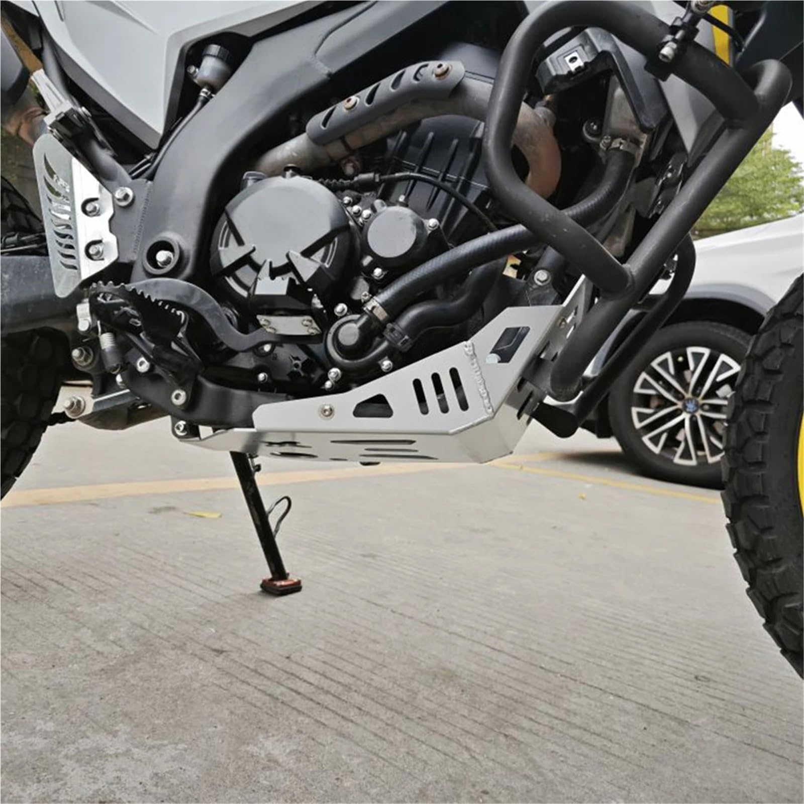 Per Loncin Voge 300 Per Rally 300 GY 2022 2023 Accessori Piastra di protezione motore Protezione pancia copertura motore Motociclette protezioni motore(12)