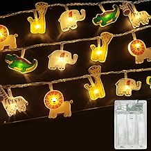 Battery Operated Fairy Lights, Decorative Fairy Lights for Kids Room with 8/16 Timer, Battery Operated + 1.5M 10 LED Fairy Lights for Baby Room, Birthday Party