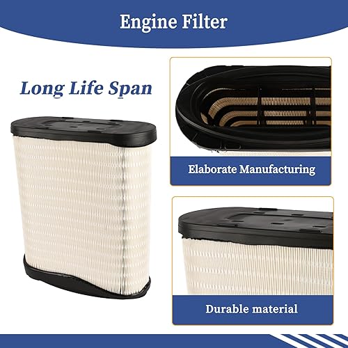 Miniatura 7 de Filtro de motor D37-1061 compatible con Kenworth T680 2023, Peterbilt 579 2023, repuesto D371061