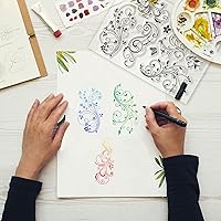 Vista 2 de GLOBLELAND Flower Vine Lace Clear Stamps Decorative Flourish Butterfly Silicone Stamp Seals for Cards Making DIY Scrapbooking Photo Journal Album