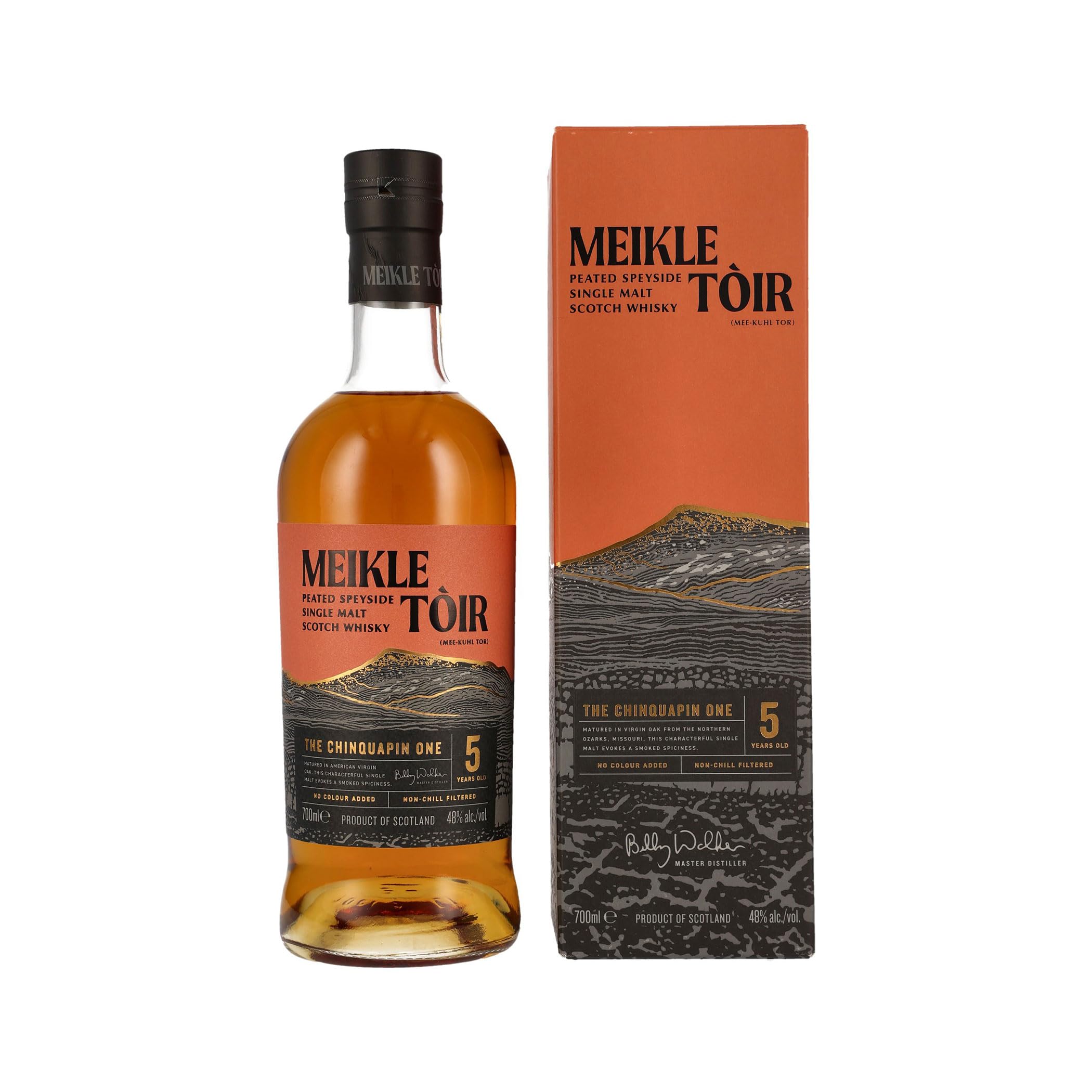 Meikle Toir - The Chinquapin One - Heavily Peated GlenAllachie - Speyside Single Malt Scotch Whisky (1x0,7l)