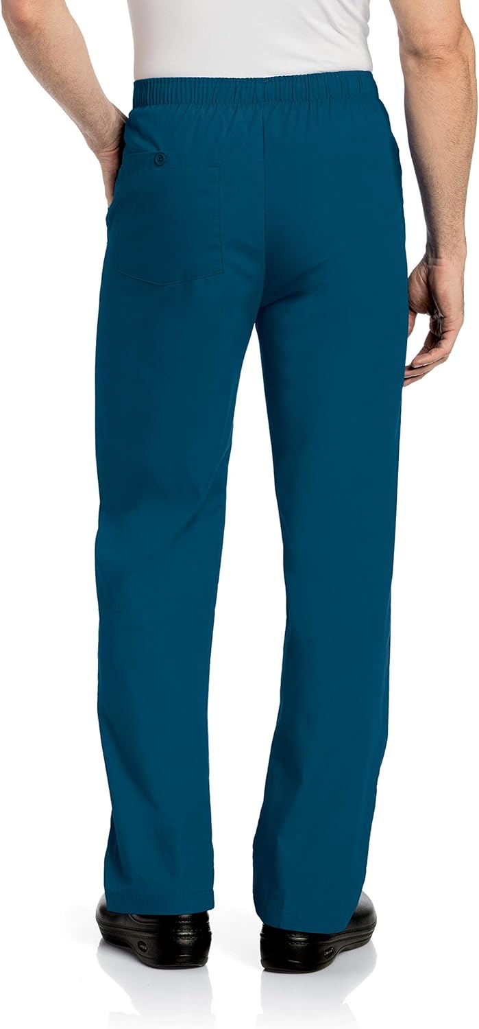 Landau Essentials Relaxed Fit 3-Pocket Elastic Scrub Pants for Men 8550: Medical Scrubs Pants: Clothing, Shoes & Jewelry